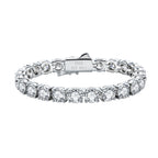 Iced Out Tennis Bracelet 6.5mm — 925 Silver