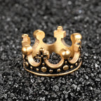 316L Stainless Steel Vintage Royal Crown Man Men Rings Punk Rock Hip Hop Creativity for Male Boyfriend Jewelry