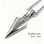 Viking Steel Pendant 316L Spear Punk Style