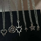 Heart Silver Pendant Necklace