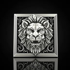 Lion Head Storage Ring — Stainless Steel