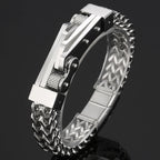 Bike Chain Man Bracelet for Men Gold Color Stainless Steel Link Men's Wrist Bracelets On Hand Jewelry Accessories