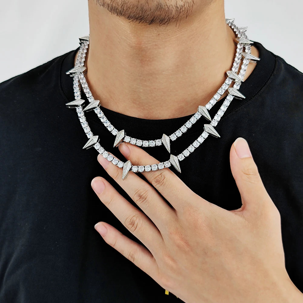 Iced Out Black Tennis Necklace 5MM
