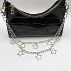 Crescent Geometric Pants Chain — Metal Bag Chain, Men & Women