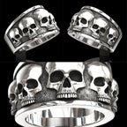 Skull Ring — Gothic Punk Alloy