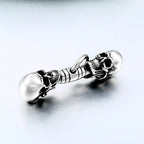 BEIER Punk Rock Fashion Cross Charm Vintage Skull head pendant Chain Fashion jewelry for man women Best Lover gift BP8-479