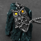 Neo-Gothic Skull Pendant Necklace — Stainless Steel