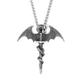 Sword Shape Pendant Necklace — Stainless Steel