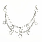 Crescent Geometric Pants Chain — Metal Bag Chain, Men & Women