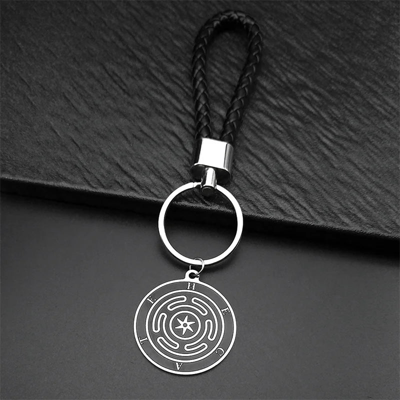 Greek Myth Silver Chain Mythology Hecate Wheel
