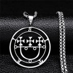 Sigil de Lucifer Baphomet Necklace — SS
