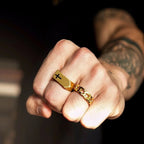 Curb Link Chain Ring — Stainless Steel