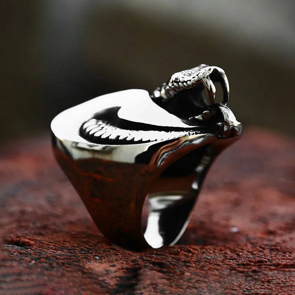 Vintage Snake Ring — Stainless Steel