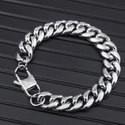 Thick Cuban Link Bracelet 8-14mm — Stainless Steel