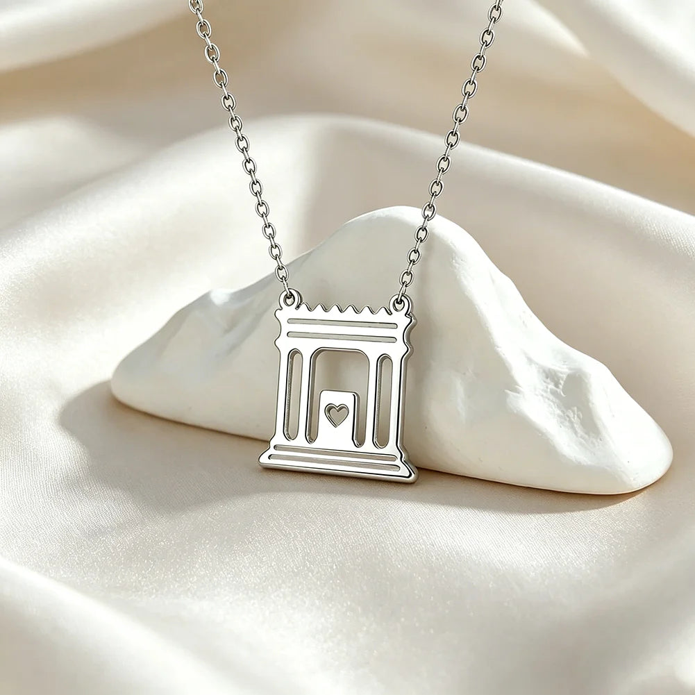 Jerusalem Temple Pendant Necklace — Jewish