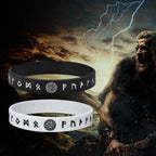 Viking Compass Silicone Bracelet 12mm