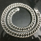 Double Cuban Link Necklace 16mm — Stainless