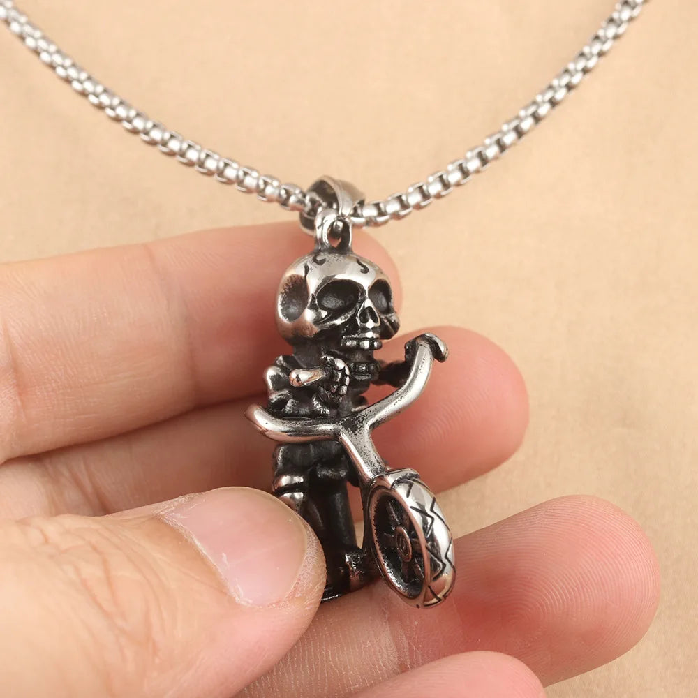 Motorcycle Steel Pendant