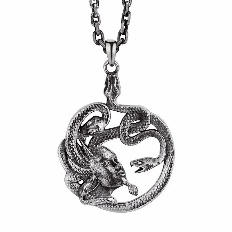 Quality Fashionable Medal Necklace Pendant Pirate Ship Compass Personality Men's Necklace Pendant Hip Hop Jewelry Trend