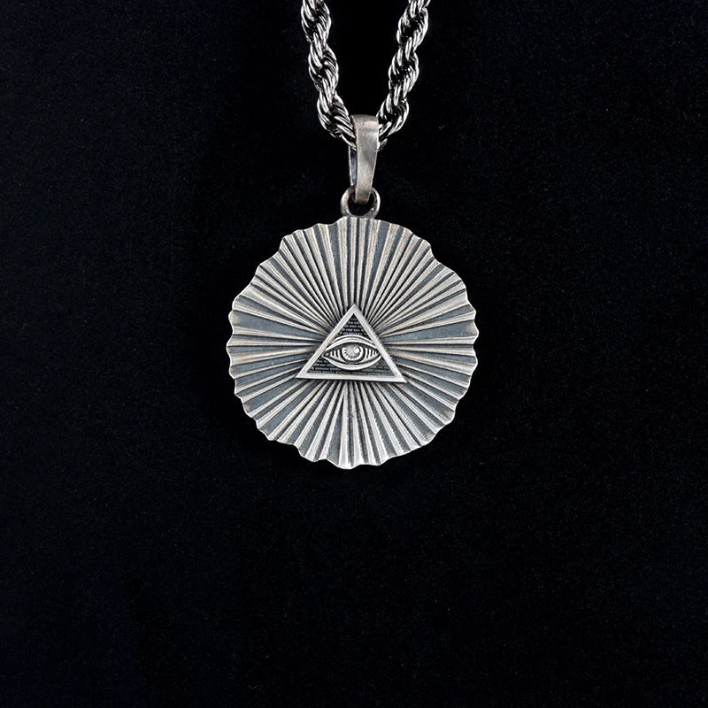 Demon Eyes Pendant Necklace — 925 Silver