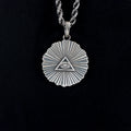 Demon Eyes Pendant Necklace — 925 Silver