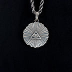 Demon Eyes Pendant Necklace — 925 Silver