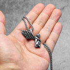 Guardian Angel Wings Pendant — Stainless Steel
