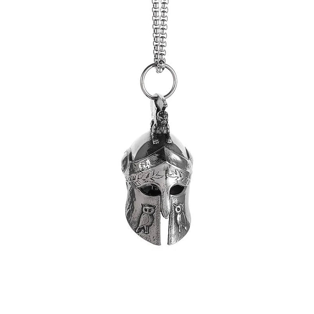Viking Wolf Bell Pendant — Stainless Steel