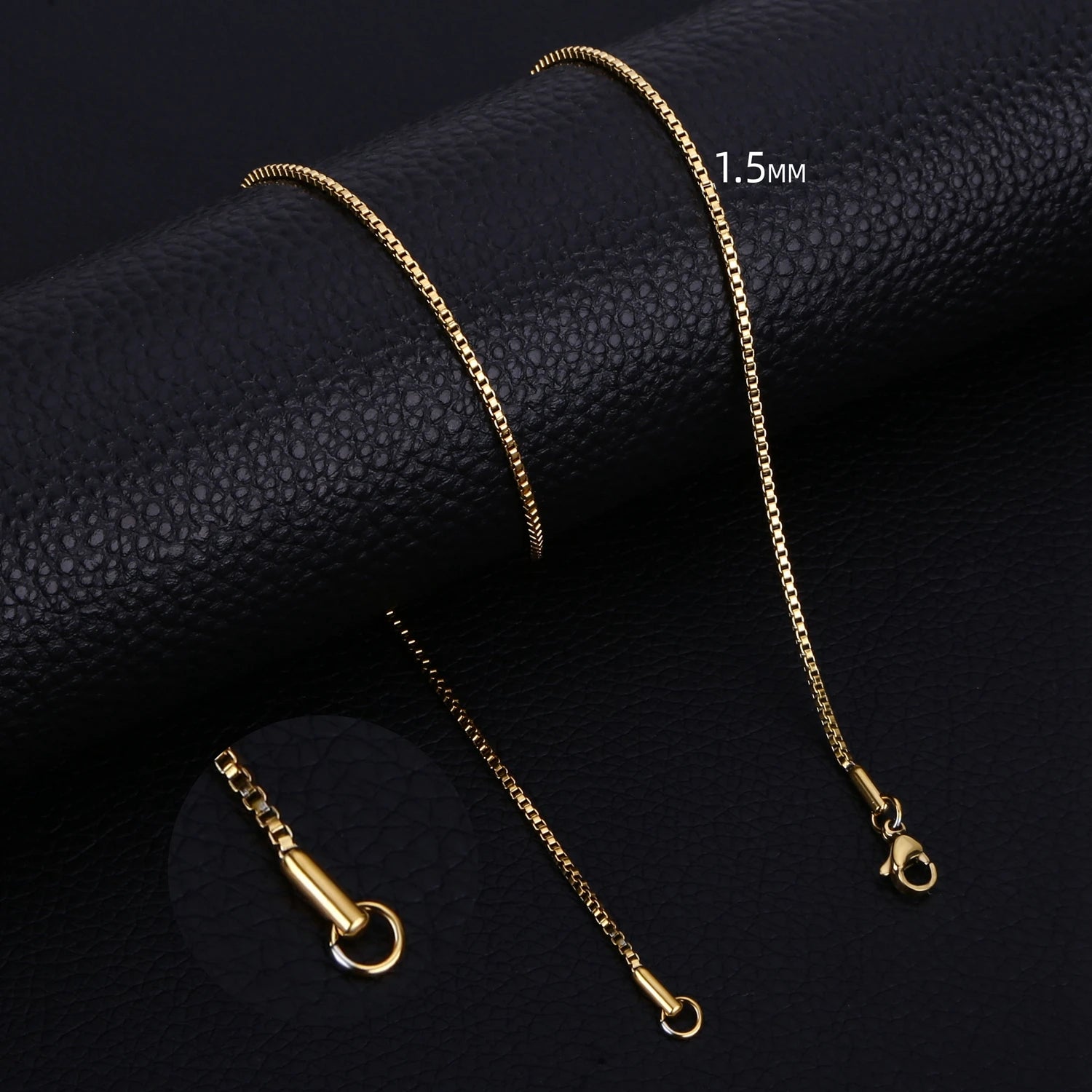 Box Chain Necklace — Stainless Steel 3mm