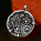 Viking Navigation Skull Pendant — Stainless Steel