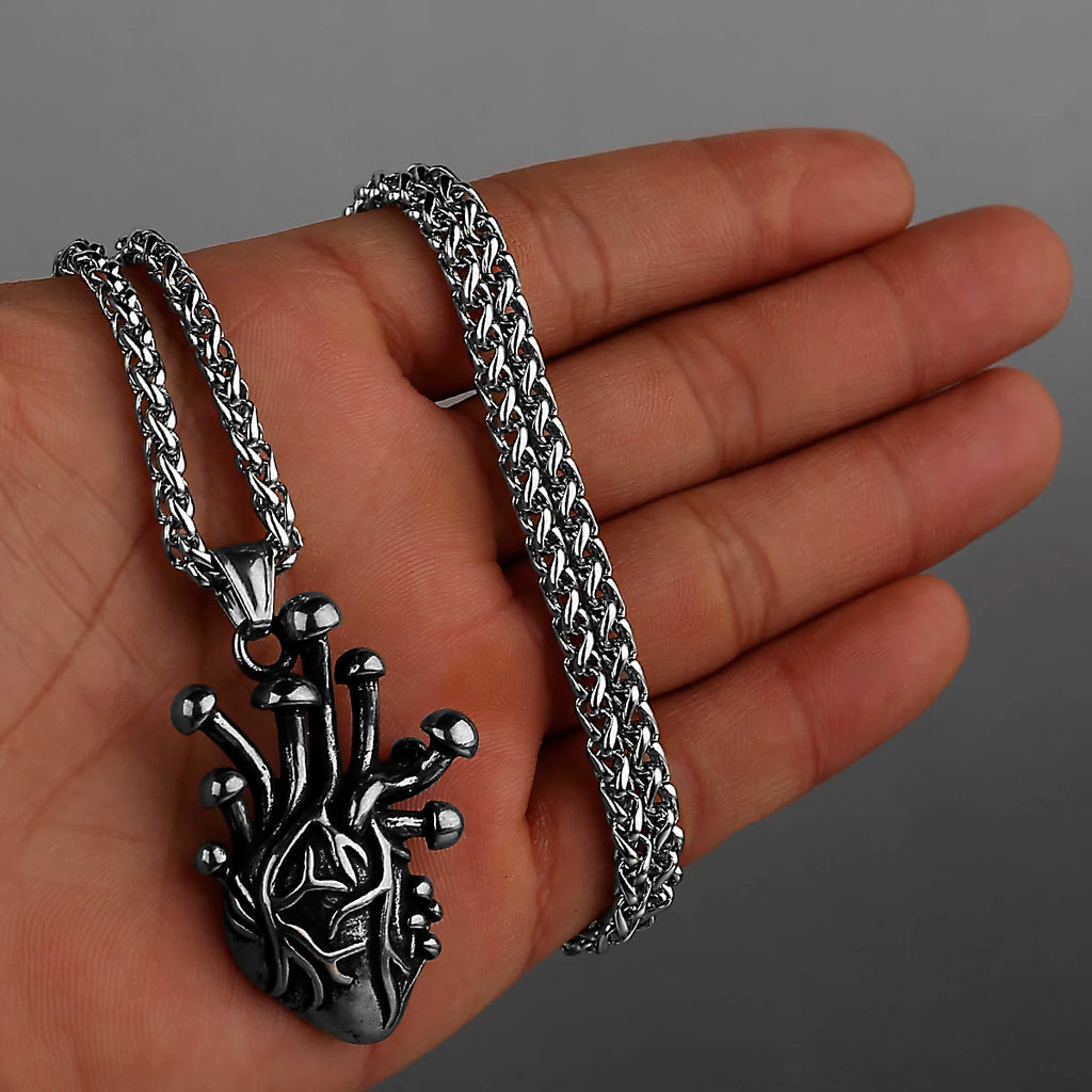 Minimal Pendant Necklace — Stainless Steel
