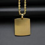 Lion Head Pendant Necklace — Stainless Steel