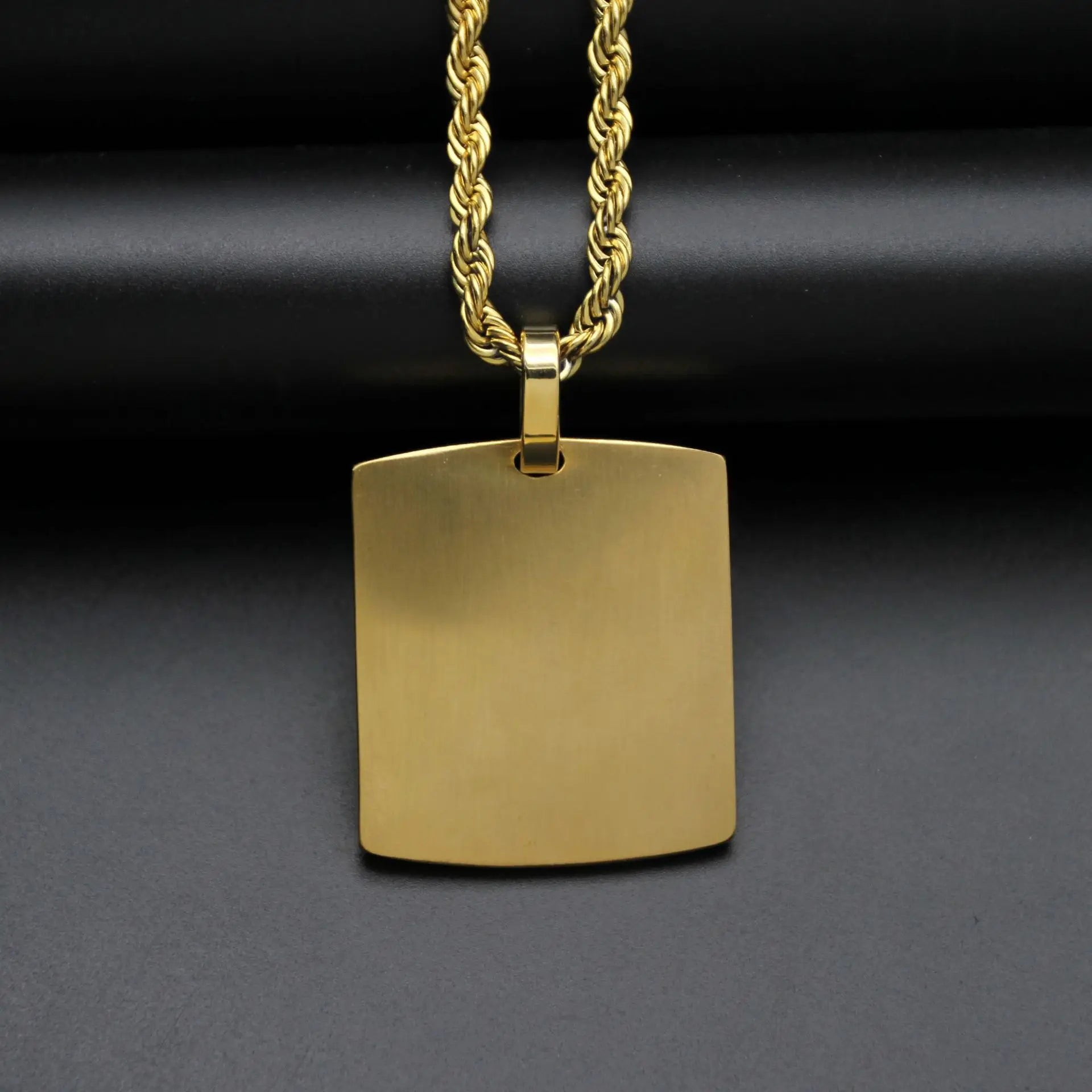 Lion Head Pendant Necklace — Stainless Steel