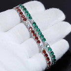 Silver 925 Moissanite Tennis Bracelet Iced Out