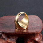 7/8/9/10/11/12 Retro Personality Letter Cross CSB Patterned Stainless Steel Ring Solid Waterproof Drop Shipping