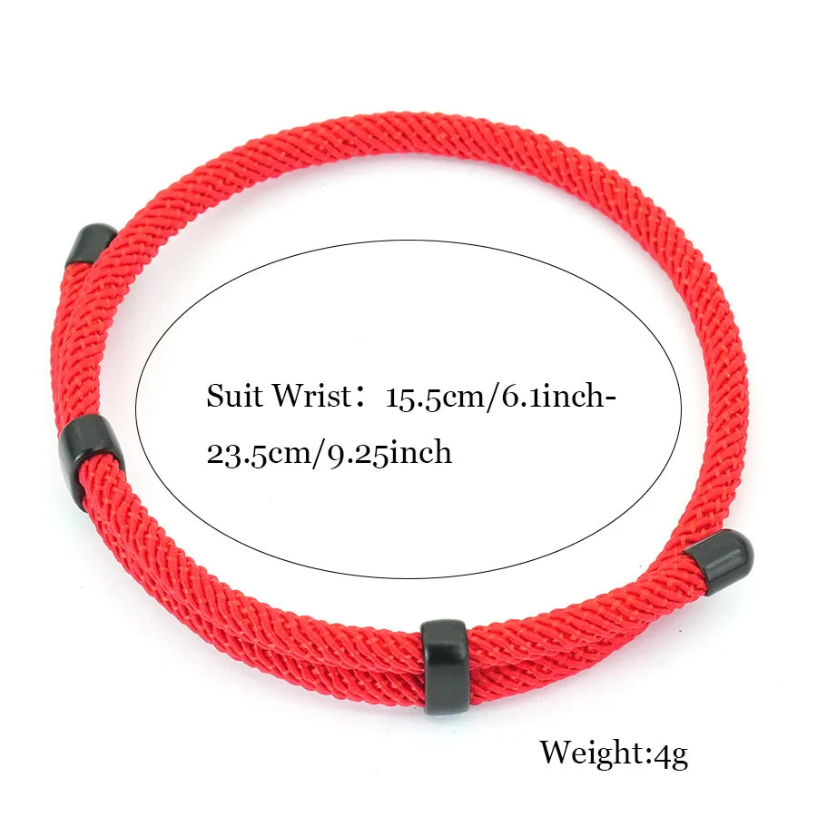 Sliding Rope Cord Bracelet — Minimalist Adjustable