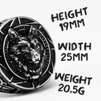 Wolf Ring — Stainless Steel