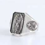 Virgin Mary Heart Ring — 925 Silver