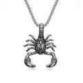 Scorpion Pendant Necklace — 316L Stainless Steel