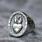 Sacred Heart Jesus Cross Ring for Men and Women — Stainless Steel