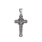 Classic St. Michael Cross Necklace — Stainless Steel