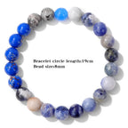 Rope Steel Bracelet Moon 8MM Solar System