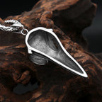 Viking Raven Stainless Steel Pendant Necklace