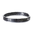 New Arrow Hematite Elastic Bracelet Men Jewelry Armband Heren Fashion Beaded Yoga Bracelet Women Bileklik