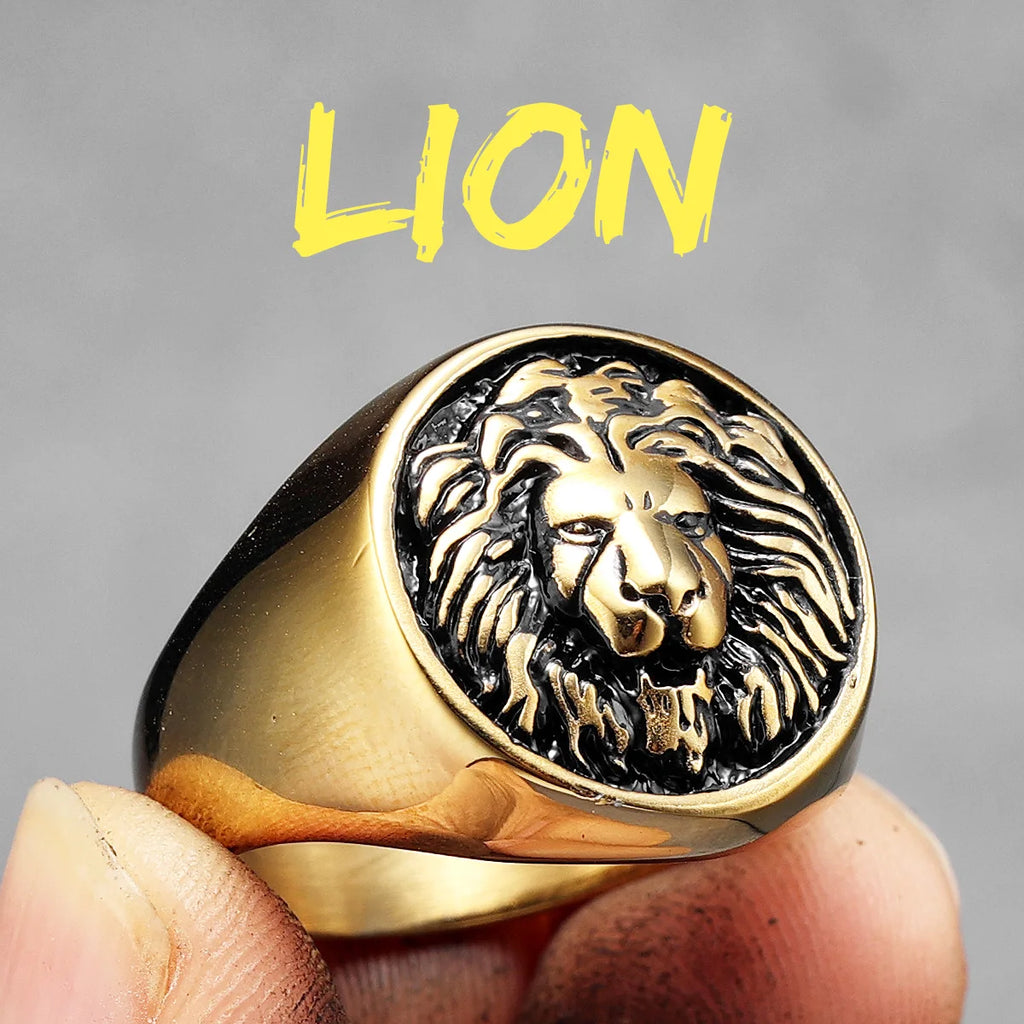 Lion King Ring — Stainless Steel