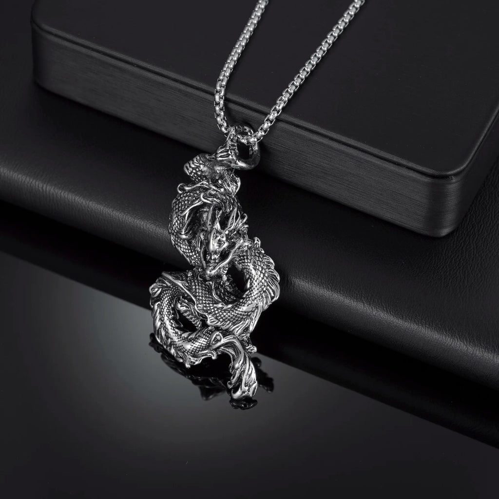 Punk Bull Buffalo Skull Pendant Necklace For Cool Men Women Stainless Steel Long Chain Necklace Party Gift Hip Hop Jewelry