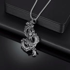 Punk Bull Buffalo Skull Pendant Necklace For Cool Men Women Stainless Steel Long Chain Necklace Party Gift Hip Hop Jewelry