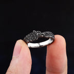 Vintage Viking Wolf Ring — Stainless Steel