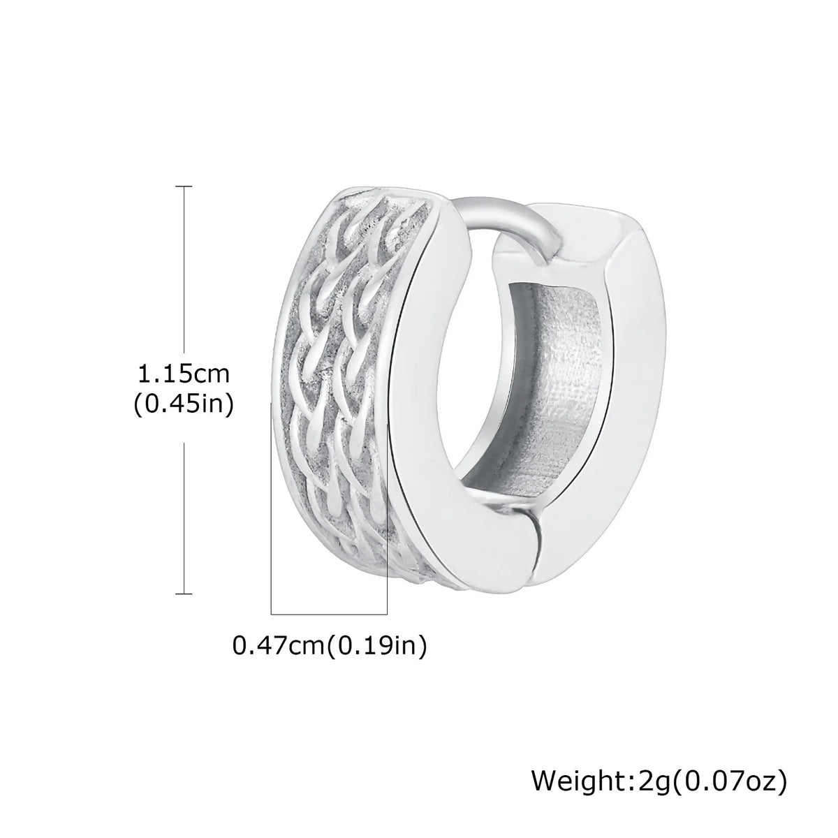 Celtic Knot Viking Hoop Earrings — Stainless Steel