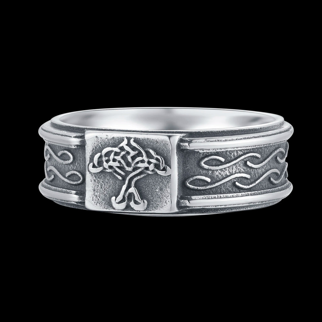 Odin Norse Rune Couple Ring — Stainless Steel